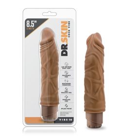 Dr. Skin (Option: Cock Vibe 10  8.5 Inch Vibrating Cock   Mocha)